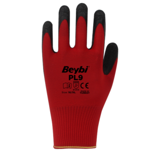 Alternative view of PL9 Polyester Örme Lateks Eldiven