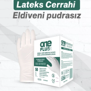 One Plus Steril Cerrahi Eldiven - Gold Plus Pudrasız